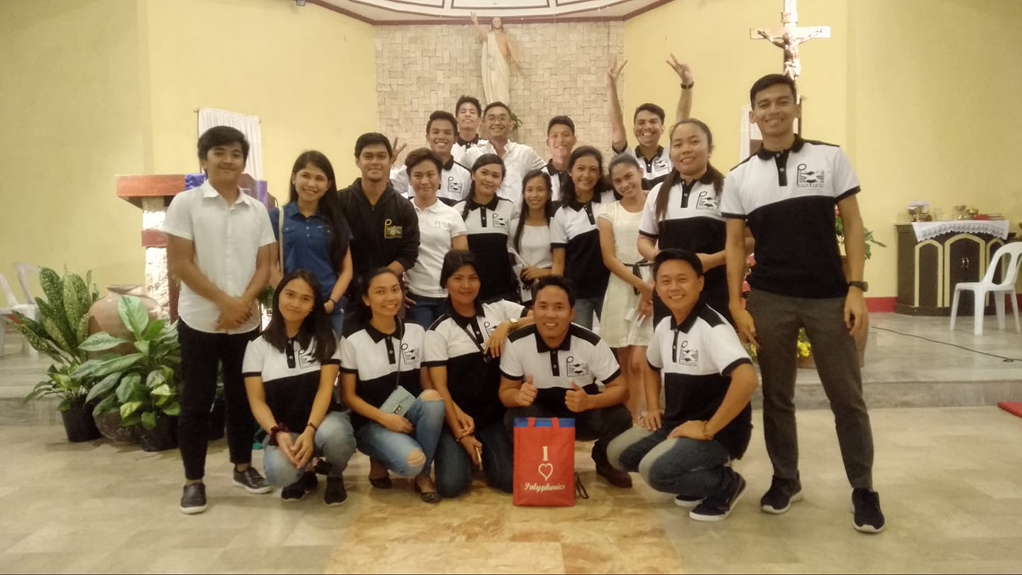 Choir group picture after a mass service